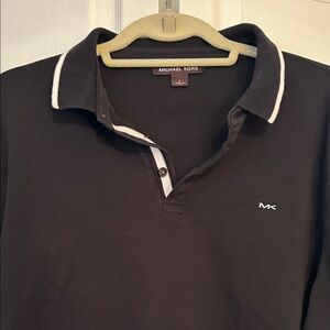 Michael Kors Dark Polo with White Trim